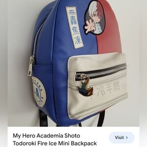 Todoroki fire and ice backpack. New. (6)